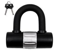 NUZAMAS Candado de seguridad extra grueso de 16 mm, con 2 llaves, color negro