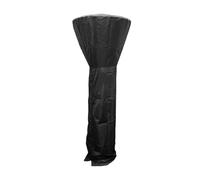 NUZAMAS Cubierta de calefacción de patio de 226 x 85 x 48 cm, cubierta resistente para calefacción exterior, impermeable, resistente al viento, cubierta protectora contra rayos UV, para calefacción