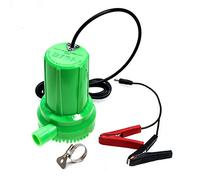 NUZAMAS DC 12V 60W Bomba de agua sumergible Bomba de agua con energía solar con cable de 1.8m y pinzas de cocodrilo, 40L / min 3m de elevación