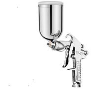 NUZAMAS Gravity Feed Air Spray Paint Gun 1.5mm Boquilla Inoxidable 400 ml Capacidad de Pintura de Aerógrafo Herramienta para Muebles de Coches Pintura de Mano Rociador de Pintura