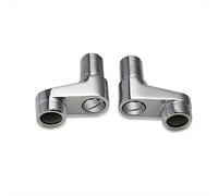 NUZAMAS - Juego de 2 adaptadores de grifo de bañera, brazo oscilante ajustable, grifo de ducha de pie de garra, accesorios para mezclador de baño, latón macizo