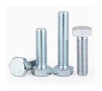 NUZBCPETR Tornillos, Tornillos y Pernos de Cabeza Hexagonal galvanizados(M7 1.0 x 100mm)