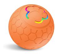 Nuziku Pelota interactiva para perros, bola eléctrica recargable para perros pequeños y medianos, juguetes interactivos automáticos para perros aburridos, cachorros, gatos, gatitos, interiores y