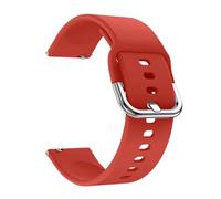 NUZIXINXW Adecuado para correa de reloj de silicona Samsung Galaxy active2 para correa de reloj Samsung watch6/5/4 tamaño 20 mm, rojo, para Mibro A1