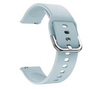 NUZIXINXW Adecuado para correa de reloj de silicona Samsung Galaxy active2 para Samsung watch6/5/4, correa de reloj de tamaño 20mm, azul claro, para Mibro C2