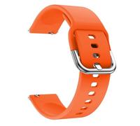 NUZIXINXW Adecuado para correa de reloj de silicona Samsung Galaxy active2 para Samsung watch6/5/4 tamaño 20mm, naranja, para Mibro A1