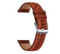 NUZIXINXW Correa de pulsera de 20 mm para Samsung Galaxy Watch 6/5/4 44 40 mm para Galaxy4 Classic 46 42 mm Cinturón de cuero para Watch5 Pro 45 mm Pulsera, marrón, para Active 2 40 44 mm