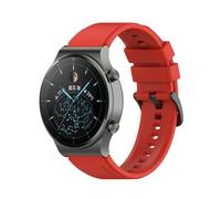 NUZIXINXW Correa de silicona de 22 mm para Huawei Watch GT 2 3 Pro Correas Correa de reloj para Huawei GT2 GT3 GT4 Pro Pulsera de muñeca de 46 mm, Rojo, para Galaxy Watch3 45 mm