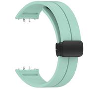 NUZIXINXW Correa de silicona para Samsung Galaxy Fit3 Correa de reloj Pulsera con hebilla magnética para Samsung Galaxy Fit 3 Reemplazo de pulsera, azul turquesa, para Samsung Galaxy Fit3