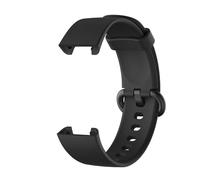 NUZIXINXW Correa de silicona para Xiaomi Mi Watch 2 Lite Band con estuche blando Pulsera de repuesto para reloj Redmi para pulsera Mi Poco, negro, para Mi Poco Watch