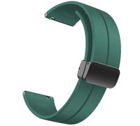 NUZIXINXW Para Amazfit GTR 4 3 GTR3 Pro 2 2e GTS 4 Pulsera de Silicona Correa magnética para Xiaomi Mi Watch S1 Pro/Active/S3/Color 2 Correa de Reloj, Verde Pino, 20 mm