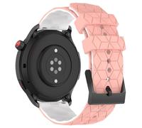 NUZIXINXW Para Xiaomi para Amazfit GTR 4 3 Pro 2e 2 Nueva Correa de Reloj Inteligente para Amazfit GTS 4 2 Mini Bip U 3 Pro Correa Pulsera de Silicona Suave, Rosa Blanco, para GTS 4 3 2 2e