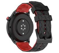 NUZIXINXW Para Xiaomi para Amazfit GTR 4 3 Pro 2e 2 Nueva Correa de Reloj Inteligente para Amazfit GTS 4 2 Mini Bip U 3 Pro Correa Pulsera de Silicona Suave, Negro Rojo, para GTR 47 mm