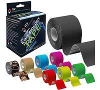 NV Compression Cinta de kinesiología | Rollo de cinta elástica de apoyo muscular de 5 m para ejercicio, deportes y recuperación de lesiones (camuflaje bión)