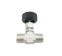 NV-F/M Air Water Mini Needle Valve Female/Male Thread 1/8 1/4 3/8 1/2 3/4 1 NPT 6000 Psi Cut Out Valve(NV-04F NPT1-2)