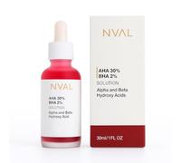NVAL Solución Exfoliante Facial, AHA 30% BHA 2%, Ácidos Hidroxi Alfa y Beta, 30ml