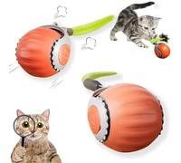 NVARUPC Juguete interactivo mejorado para gatos de interior 'Racing Tail 5.0: bola de broma para gatos con sensor, juguete electrónico de persecución y ejercicio para mascotas, especialmente diseñado