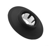 NVARUPC Sello de válvula de descarga de inodoro para ideal Standard SV01967, construcción de silicona para una funcionalidad óptima (negro), negro