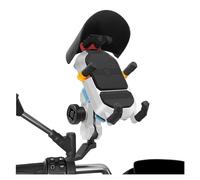 NVBHOF Soporte de teléfono para motocicleta Soporte de navegación Nuevo soporte GPS para motocicleta Soporte de manillar Soporte de manillar de aluminio antivibración impermeable Soporte de espejo