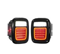 NVCPHGEDEK Luz trasera Juego De 2 Luces Traseras Universales Para Jeep Para Wrangler CJ TJ YJ JK (83 LED), Luces De Freno Y Marcha Atrás Lámpara trasera