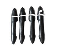 NVCPHGEDEK Manija exterior de puerta de coche Pegatinas de fibra de carbono para la cubierta de la Maninja de la puerta, accesorios de estilo Para Kia Picanto/Morning 2012-2016