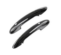 NVCPHGEDEK Manija Puerta Interior Auto 2 Pegatinas Negras Para La Ma Para Interior De Puerta Para Y Para Mini Para Cooper S (F54, F55, F60, F56, F57). Diseño Del Coche( Black With Hole)