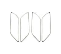 NVCPHGEDEK Manija Puerta Interior Auto 4 Protectores De MaNinjas Puerta Interiores Y Exteriores Acero Inoxidable Para A3 8V 2014-2019