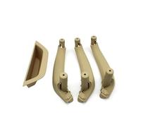 NVCPHGEDEK Manija Puerta Interior Auto MaNinjas Interiores De Puerta Coche, Moldura Tirador Interior Para X3, X4, F25 Y F26 (2010-2016, Volante A La Izquierda A Derecha)(Lhd 4piece Beige)