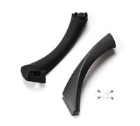 NVCPHGEDEK Manija Puerta Interior Auto Moldura En Gris, Beige Y Para Panel Interior De Puerta Izquierda/derecha Protector Para Serie 3 (E90, E91, 316, 318, 320, 325, 328)(Black-set-right)