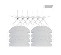 NVDERTA Compatible con aspiradora Robot S8 Plus, S8+, S8Pro Ultra, Cepillo Lateral Principal, Filtro, mopa, Almohadillas de Tela.(Pink)