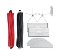 NVDERTA Compatible con aspiradora Robot S8 Plus, S8+, S8Pro Ultra, Cepillo Lateral Principal, Filtro, mopa, Almohadillas de Tela.(Burgundy)