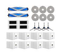 NVDERTA Compatible con Debot T30 MAX/Omni/Pro Omni, YEEDI M12 Pro+, Piezas, paño de fregona, Rodillo Lateral, Cepillo, Bolsa, Filtro y Caja.(24PCS Set)