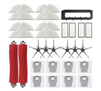 NVDERTA Compatible con Q7 MAX / Q7Max+ / Q7Plus / T8 Accesorios Cepillo Lateral Principal Filtro Mop Robot Aspirador Repuestos(Orange)