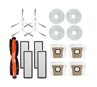 NVDERTA Compatible con Xiaomi Mijia Omni 2 C102CN, B101CN, B116CN, X10+ L10s Ultra / S10 Pro, Cepillo Lateral Principal, Filtro, Bolsa de fregona.(Army Green)