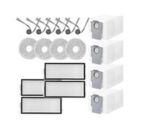 NVDERTA Piezas de Repuesto compatibles con el Robot Aspirador Saros Z70: Cepillo Lateral Principal, Filtro, Bolsa de mopa.(Light Yellow)