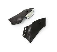 NVETJMUA Alerón Aerodinámico Alerón Lateral Ajustable para Motocicleta CF 250SR 450 SR 450SR 250SR con Espejo retrovisor Universal para Motocicleta de Calle Alas aerodinámicas(Matte Wings Mirror)