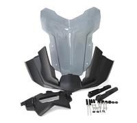 NVETJMUA Alerón Aerodinámico para R1250GS R1200GS R 1250 1200 GS para ADV Motocicleta para Rally Rooster Head Parabrisas Deflector Spoiler Cubierta Alas aerodinámicas(B Grey)