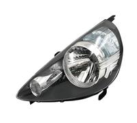 NVETJMUA Coche Faros Delanteros Para Ajuste Para Jazz Para Hatchback Para Restyling 2005 06 07 2008 Faro Delantero Conjunto Lámpara Frontal Delantero Conjunto(Black LH)