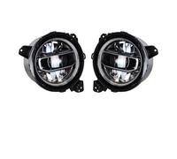 NVETJMUA Coche Faros Delanteros Para Jeep Para Wrangler JL Para JLU JT Para Rubicon 18-23 LED Faros Delanteros 9 Pulgadas Luces Altas Y Bajas Halo DRL Delantero Conjunto