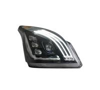 NVETJMUA Coche Faros Delanteros Para Toyota Para Prado 2003-2009 Faro LED LC120 DRL Intermitentes Luces Altas Proyector Angel Eye Delantero Delantero Conjunto