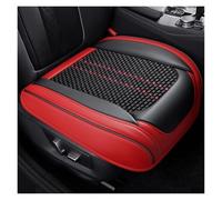 NVETJMUA Funda Asiento Coche Seda Hielo Estilo Universal con Cojín 3D para Hyundai, para Tucson, para Santa FE, I30, I40 para Veloster Fundas para Asientos(E Black Red 1 Seat)