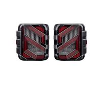 NVETJMUA PILOTO TRASERO Para Jeep Para Wrangler JL Para JLU 2018+ Luz Circulación Diurna Lámpara Freno Trasera Giro Luz Marcha Atrás Luces Traseras LED Luces Traseras Coche(Clear,EURO version)