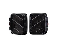 NVETJMUA PILOTO TRASERO Para Jeep Para Wrangler JL Para JLU 2018+ Luz Circulación Diurna Lámpara Freno Trasera Giro Luz Marcha Atrás Luces Traseras LED Luces Traseras Coche(Negro,EURO version)