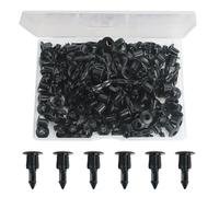NVGVUP 100 remaches de plástico para fijación de coche, 6 mm