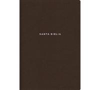 Nvi, Biblia de Estudio Actualizada, Revisión 2022, Leathersoft, Café, Letra Grande, Interior a Color, Palabras de Jesús En Rojo, Comfort Print: New ... Color Interior, Words of Jesus in Red