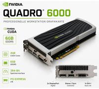 Nvidia Quadro 6000 6GB GDDR5 Tarjeta Gráfica También Para 2 Monitor Cuda Nuevo