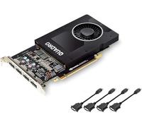 Nvidia Quadro P2000 - Tarjeta gráfica GDDR5 de 5 GB de una sola ranura - 1024 núcleos CUDA, 3.0 TFLOPS, 160 bits, 140 GB/s, 4 DisplayPort 1.4, consumo de energía de 75 W, PCI Express 3.0 x16