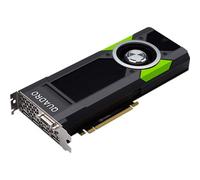 Nvidia Quadro P5000 16GB GDDR5 288GBps 2560 CUDA Core 180W PCI Express 3.0 x16 4 DP 1.4 y DVI-I DL Tarjeta gráfica - Negro - Kit OEM