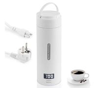 NVIYAM 380ML Hervidor Eléctrico Portátil,Taza de Agua Eléctrica,Taza de Viaje Calefacción,Con Ajuste de la Temperatura, Hervidor de Acero Inoxidable,220 V,Varias regulaciones de Temperatura