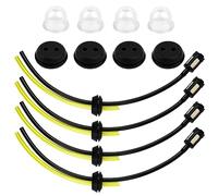 NVIYAM 4 Pcs Kit de Filtro de Gasolina para Desbrozadora - Tubo, Sello, Manguera de Combustible y Carburador Universal